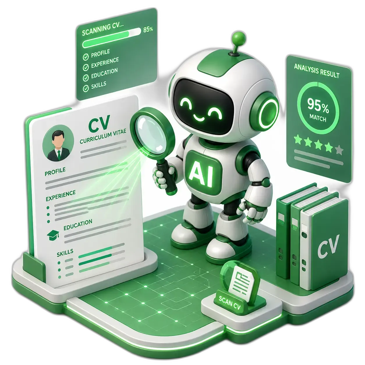 AI Robot Mascot